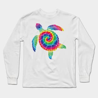 Sea turtle Tie Dye Long Sleeve T-Shirt